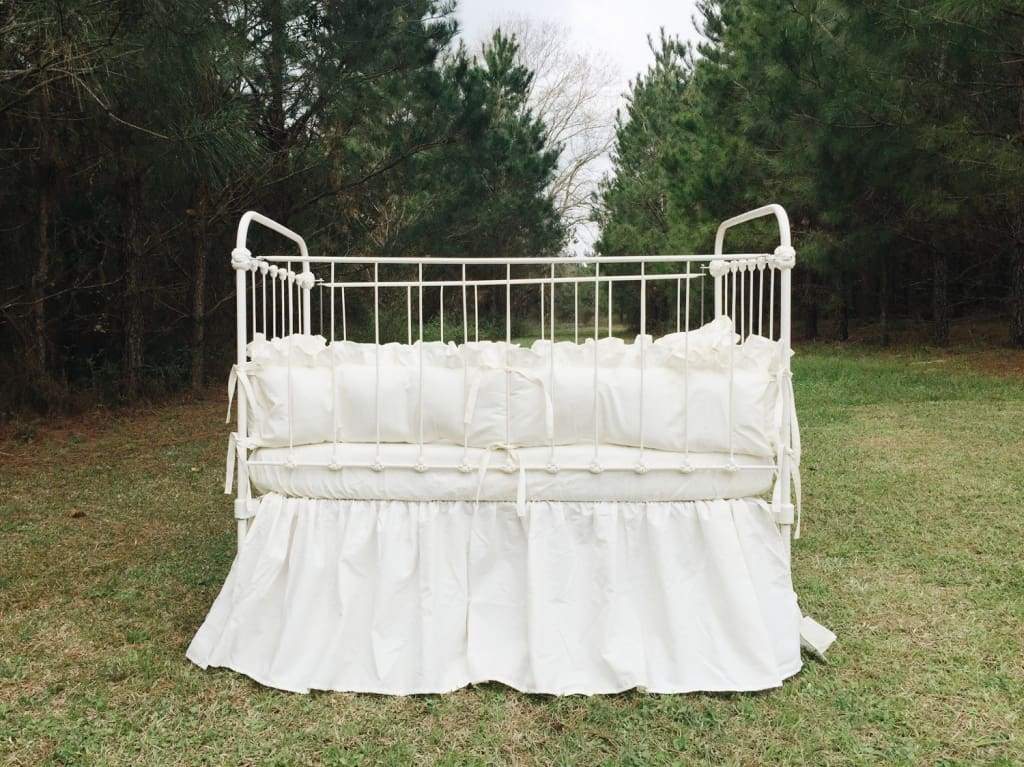 Ivory | Farmhouse Crib Bedding Set