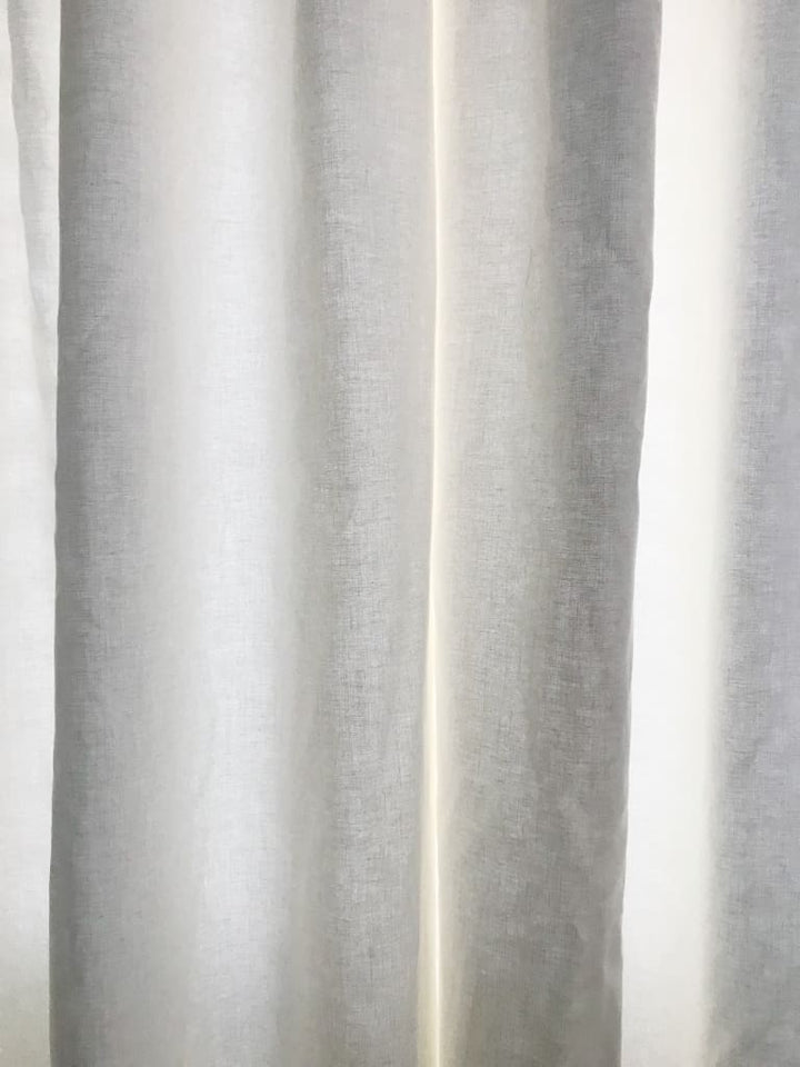 Ivory Farmhouse Curtains handmade heirloom nursery - High Cotton Textile