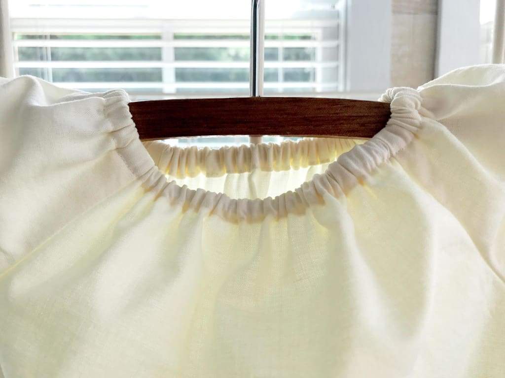 Ivory Newborn Daygown handmade heirloom nursery - High Cotton Textile