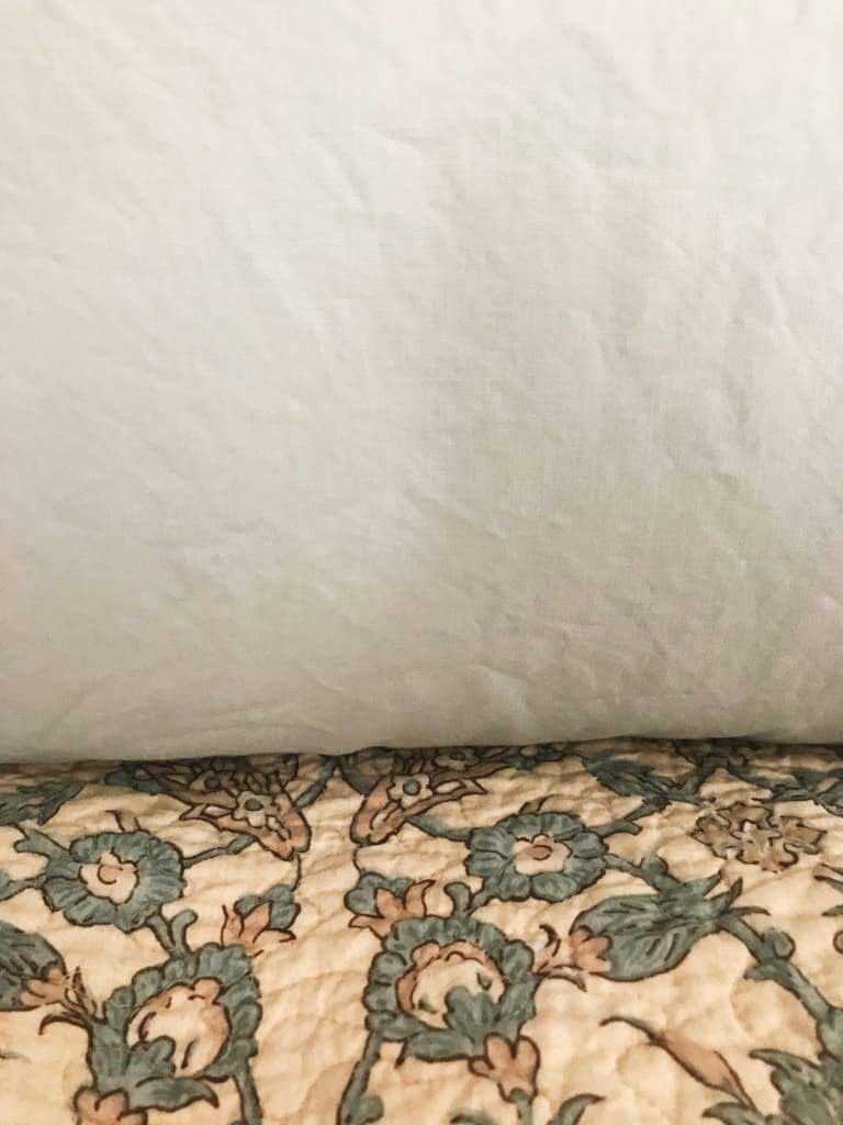 Mist 26x26 Tailored Euro Sham handmade heirloom nursery - High Cotton Textile