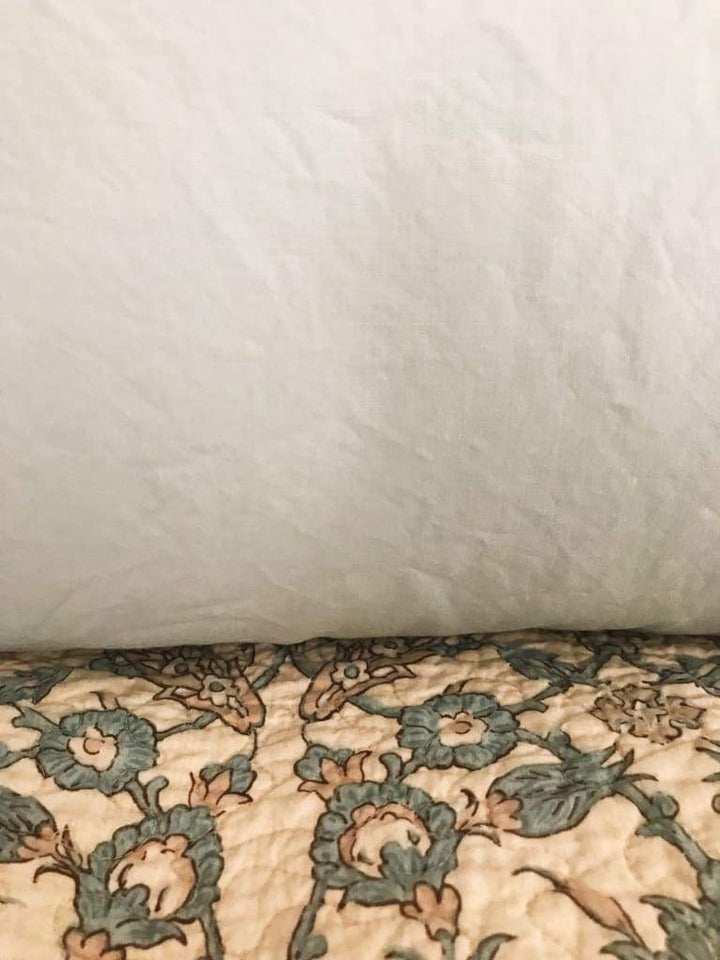 Mist 26x26 Tailored Euro Sham handmade heirloom nursery - High Cotton Textile