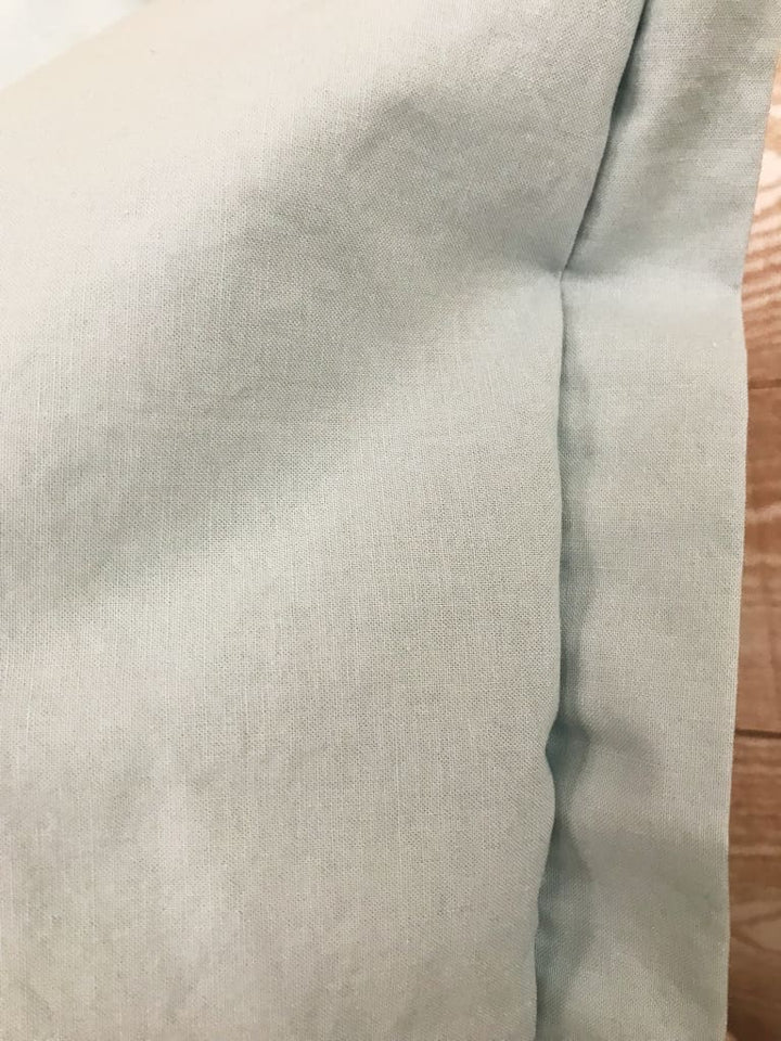 Mist 26x26 Tailored Euro Sham handmade heirloom nursery - High Cotton Textile