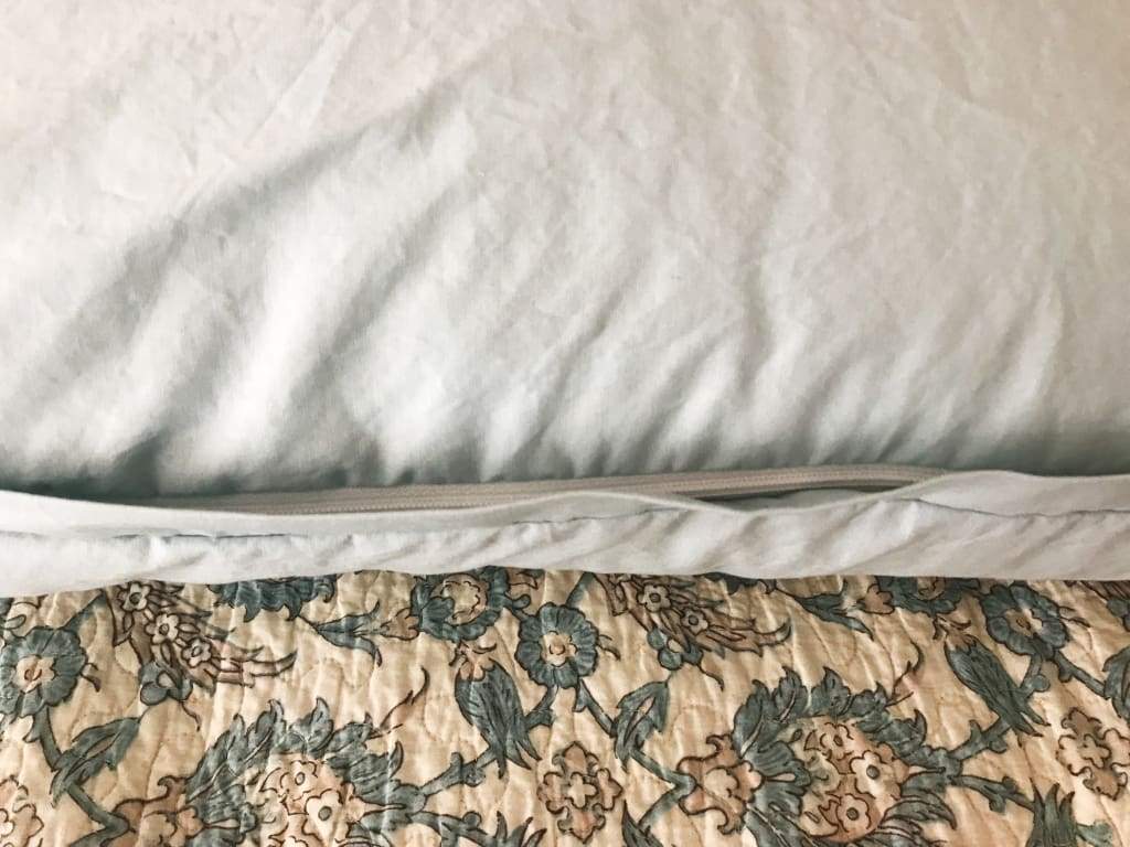 Mist 26x26 Tailored Euro Sham handmade heirloom nursery - High Cotton Textile