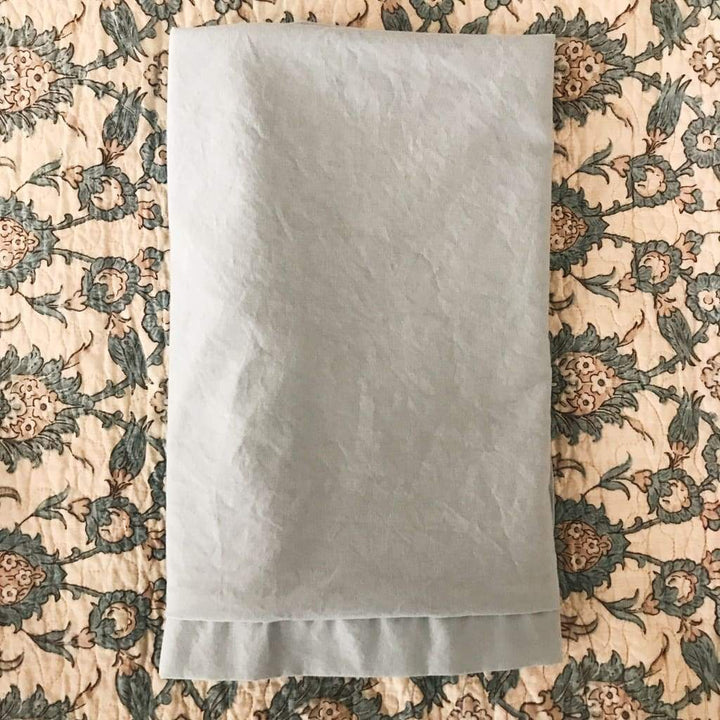 Mist 26x26 Tailored Euro Sham handmade heirloom nursery - High Cotton Textile