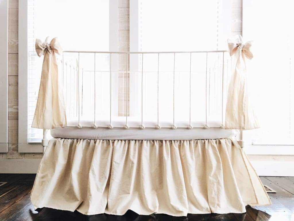 Baby Crib Swinging Crib Bedding Sets With Drapes Neutral Bassinet