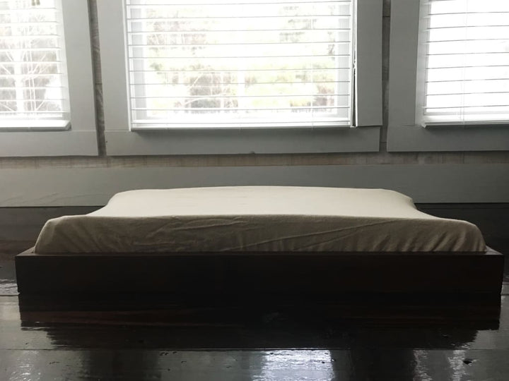 Natural Osnaburg Changing Pad Cover handmade heirloom nursery - High Cotton Textile