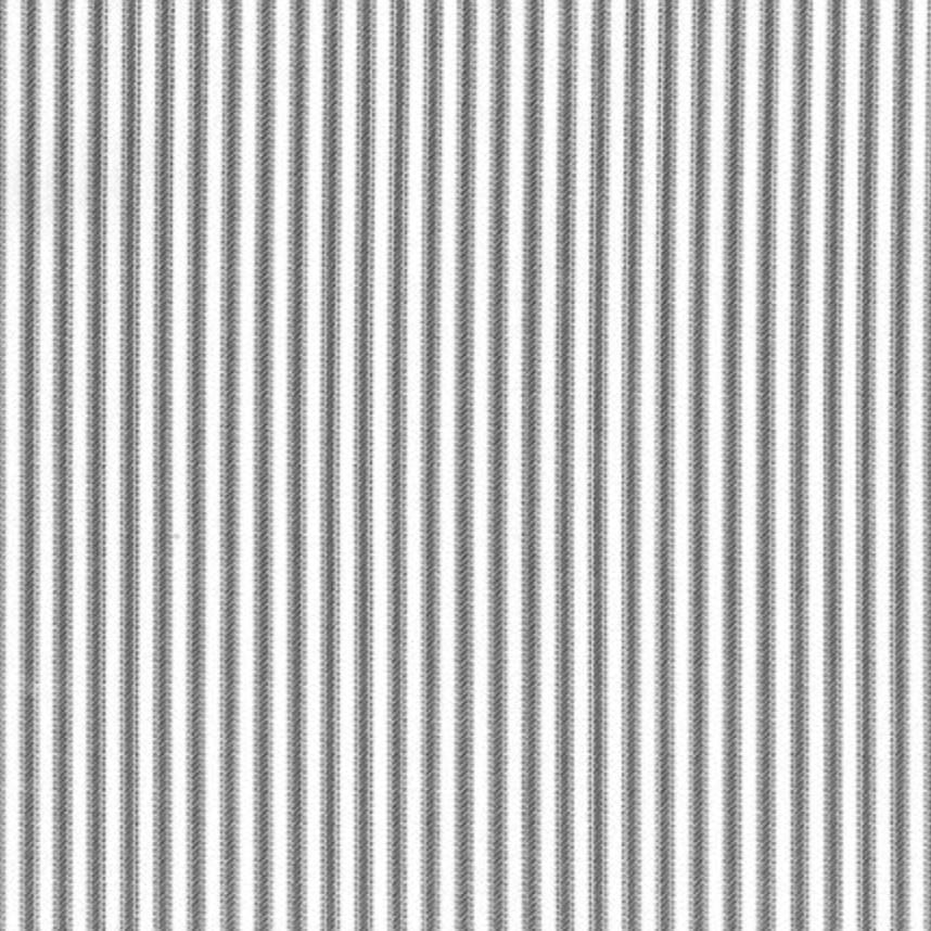 Navy Stripe Ticking Fabric By The Yard handmade heirloom nursery - High Cotton Textile