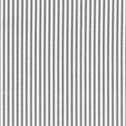 Navy stripe ticking washed cotton fabric by the yard
