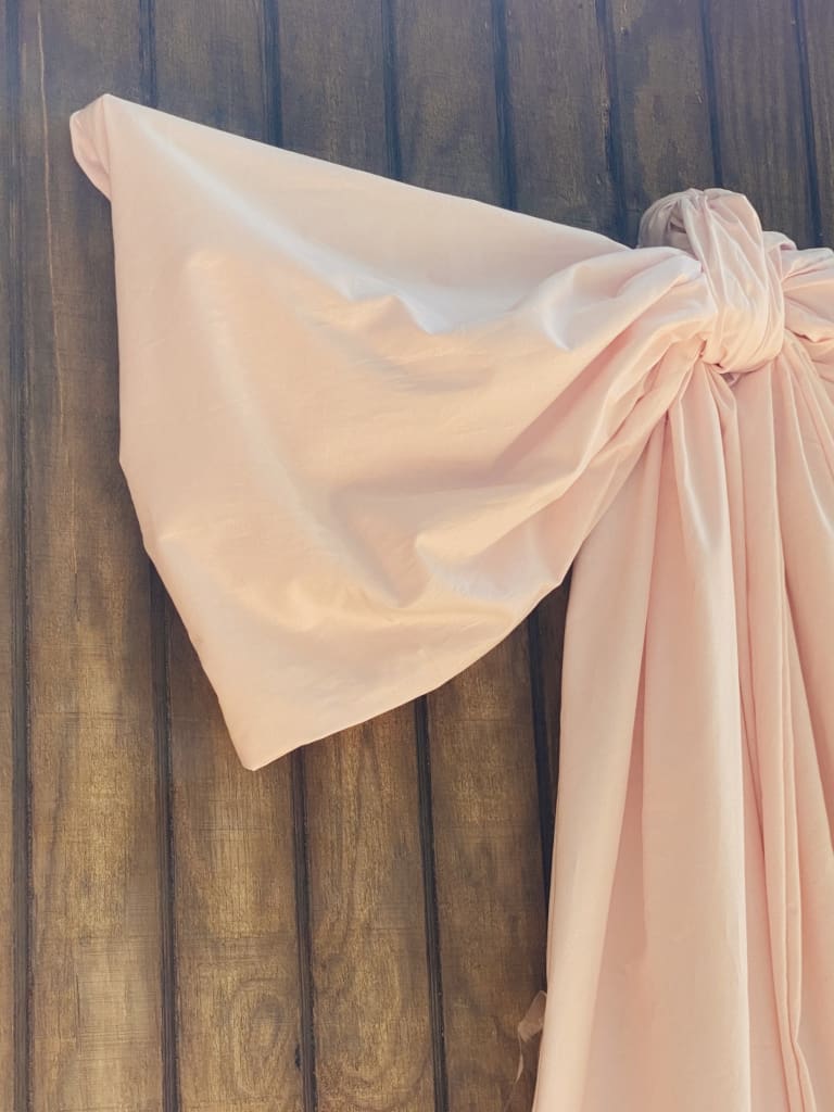 Oversized Nursery Bow handmade heirloom nursery - High Cotton Textile