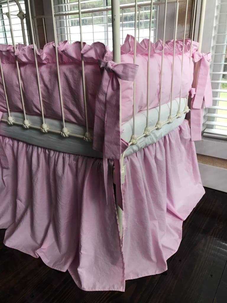 Parfait Pink | Farmhouse Crib Bedding