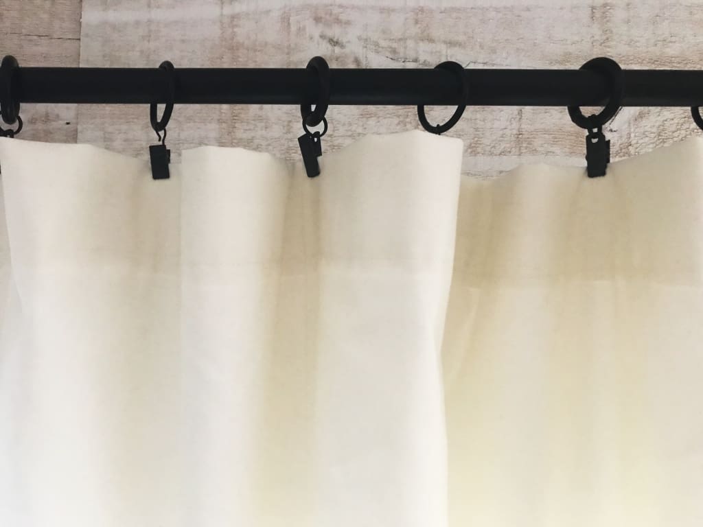 Porcelain Farmhouse Curtains handmade heirloom nursery - High Cotton Textile