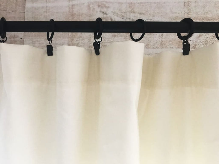 Porcelain Farmhouse Curtains handmade heirloom nursery - High Cotton Textile