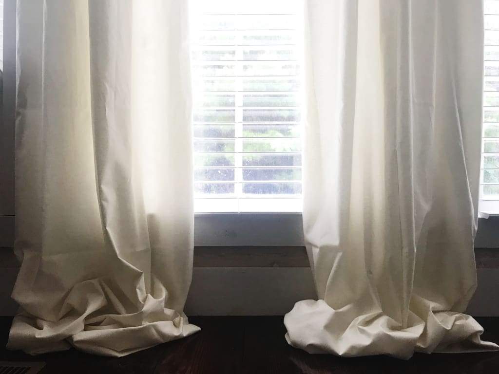 Porcelain Farmhouse Curtains handmade heirloom nursery - High Cotton Textile