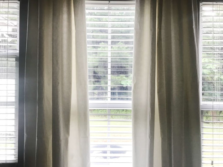 Porcelain Farmhouse Curtains handmade heirloom nursery - High Cotton Textile