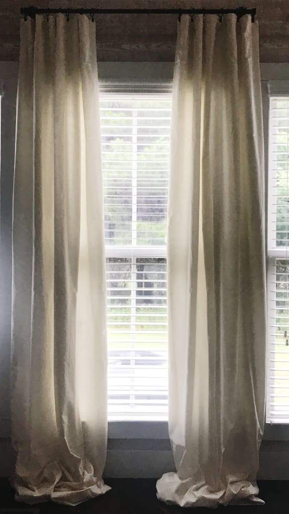 Porcelain Farmhouse Curtains handmade heirloom nursery - High Cotton Textile