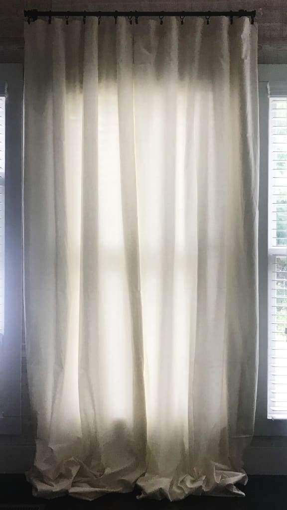 Porcelain Farmhouse Curtains handmade heirloom nursery - High Cotton Textile