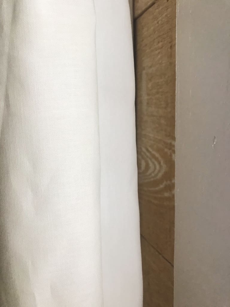 Porcelain Farmhouse Curtains handmade heirloom nursery - High Cotton Textile