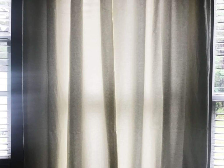 Porcelain Farmhouse Curtains handmade heirloom nursery - High Cotton Textile