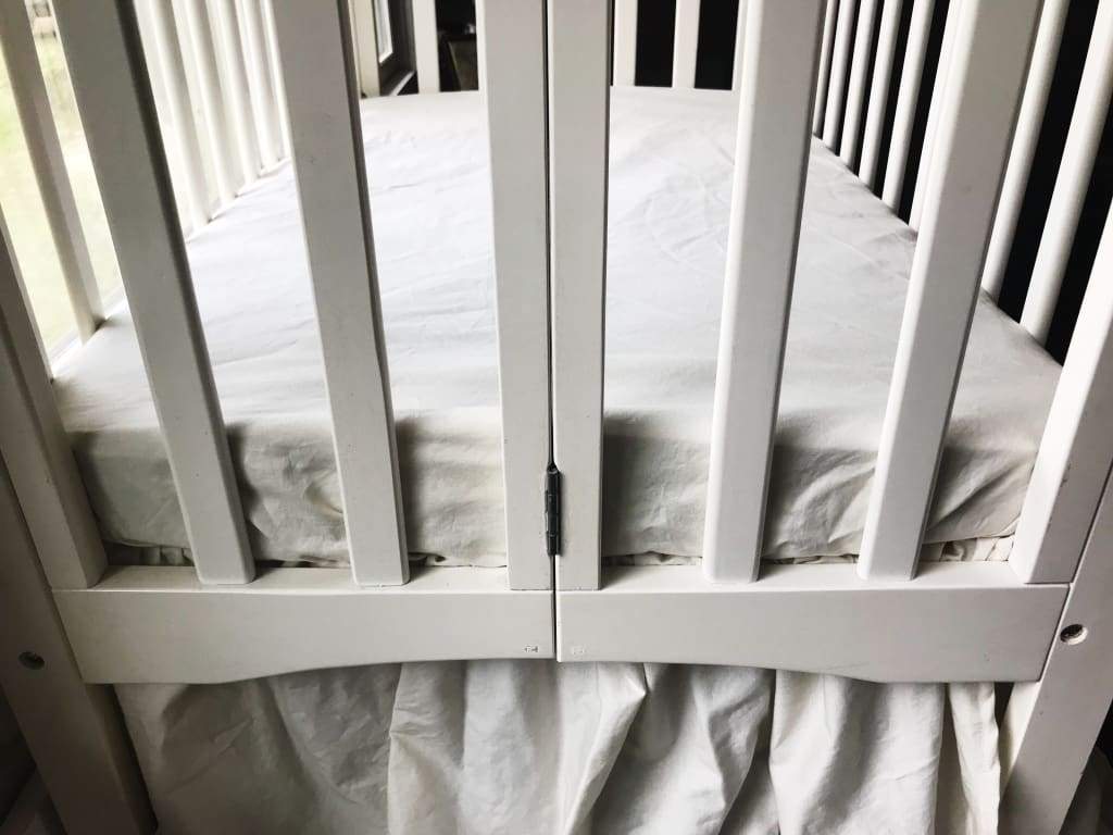 Porcelain Mini Crib Sheet handmade heirloom nursery - High Cotton Textile