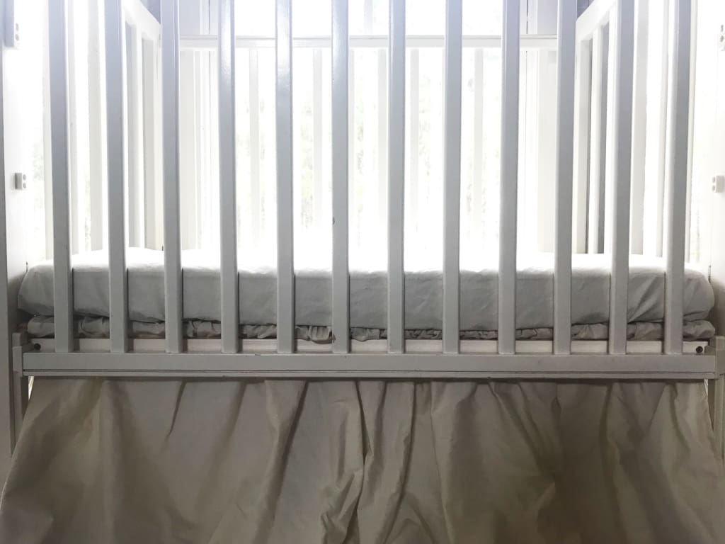 Porcelain Mini Crib Sheet handmade heirloom nursery - High Cotton Textile