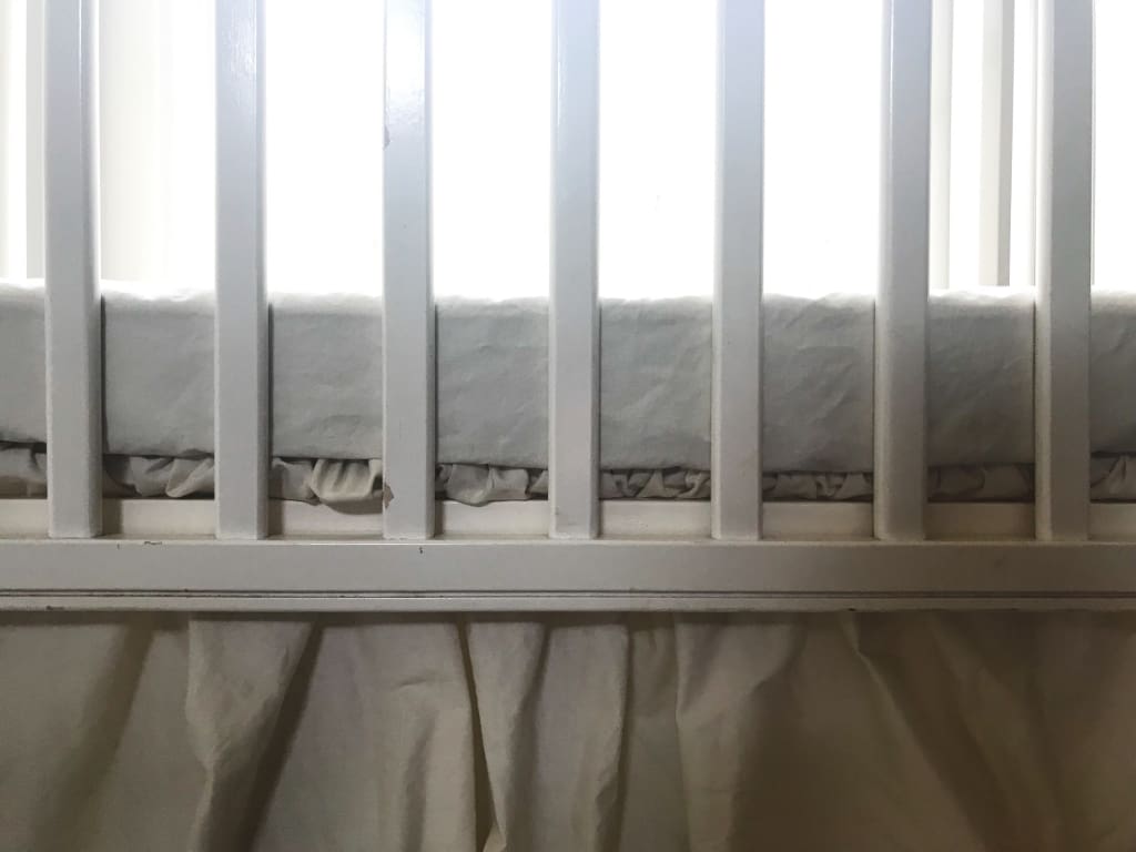 Porcelain Mini Crib Sheet handmade heirloom nursery - High Cotton Textile