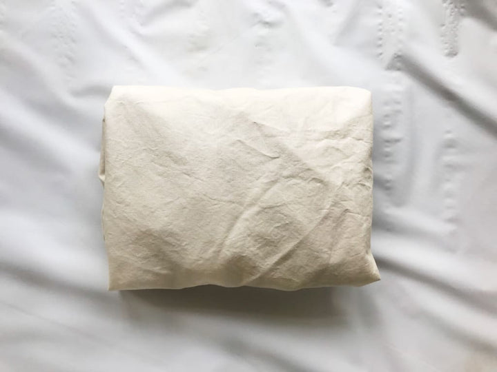 Porcelain Mini Crib Sheet handmade heirloom nursery - High Cotton Textile