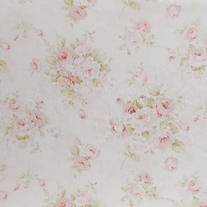Shabby Chic Watercolor Floral Fitted Crib Sheet handmade heirloom nursery - High Cotton Textile