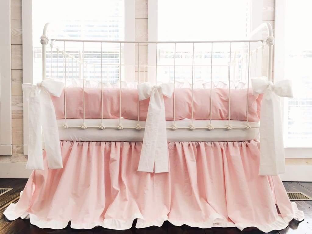 Vintage Glam | Ruffled Crib Bedding Set