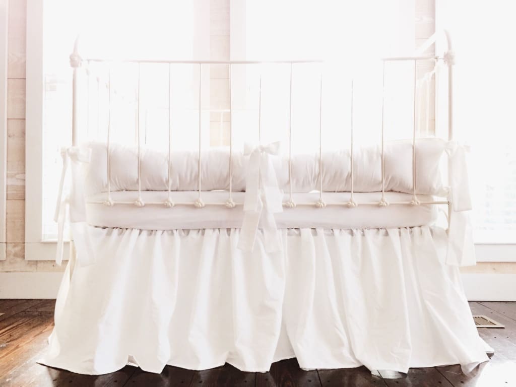 White | Crib Bedding Sets for Twins