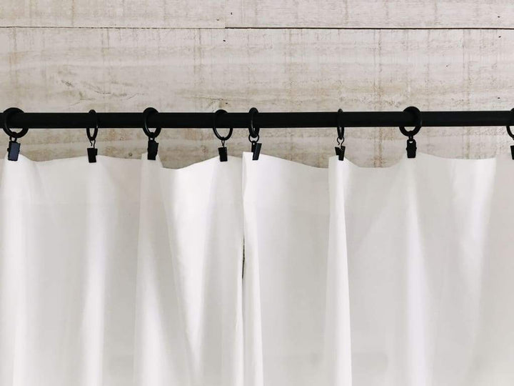 White Farmhouse Curtains handmade heirloom nursery - High Cotton Textile