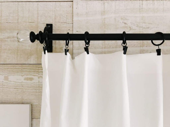 White Farmhouse Curtains handmade heirloom nursery - High Cotton Textile
