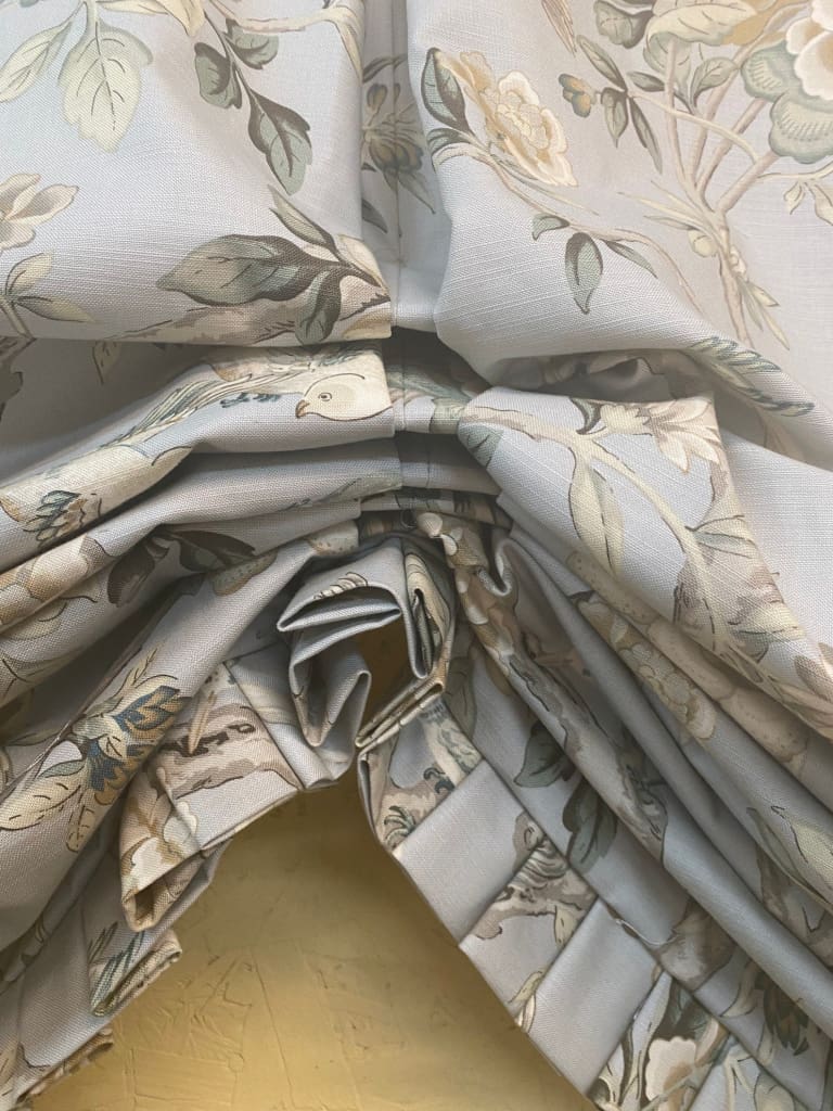 Wide Window London Shade handmade heirloom nursery - High Cotton Textile