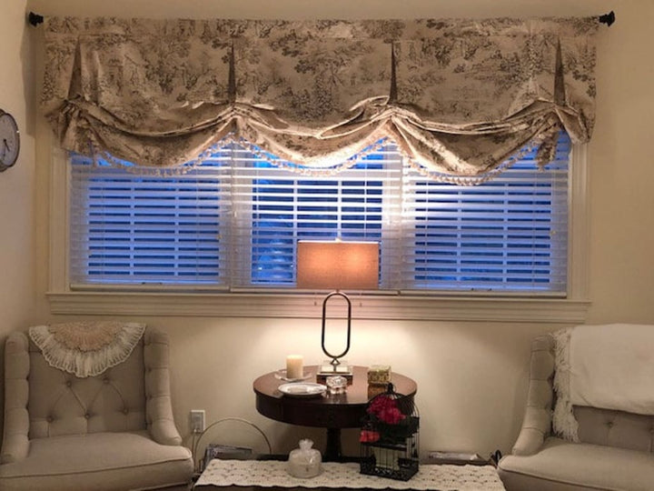 Wide Window London Shade handmade heirloom nursery - High Cotton Textile