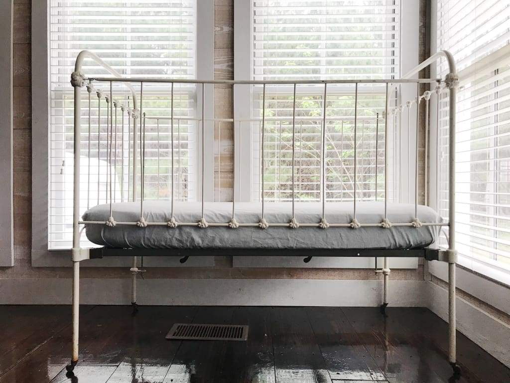 Zen Grey Fitted Crib Sheet handmade heirloom nursery - High Cotton Textile